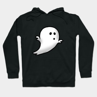 cute white ghost Hoodie